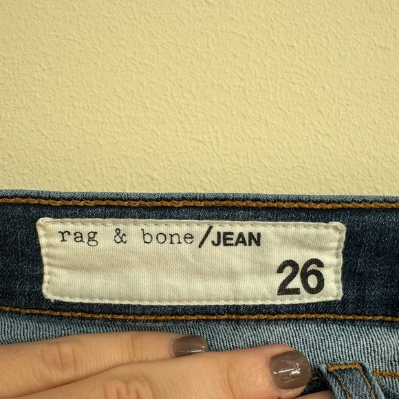 rag & bone Blue Skinny Jeans - Picture 5 of 7